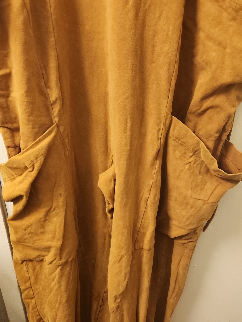 Tree Bird Nest turning point washed cargo jumpsuit-Camel Easel - Picture 8 of 14